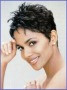 black short hairsyle