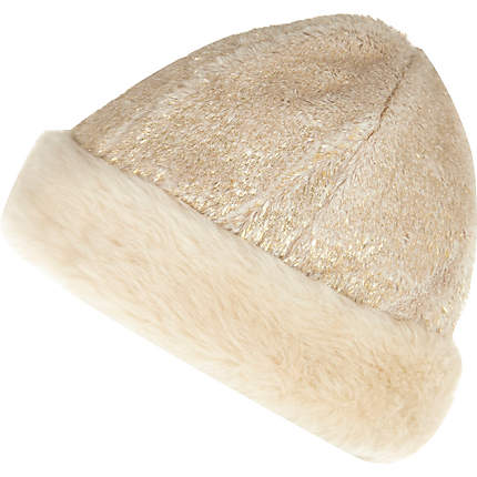 CREAM-METALLIC-FAUX-FUR-COSSACK-HAT1