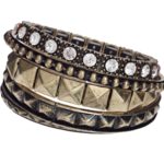 Skóra, ćwieki, krata w Gothic Rebel marki Claire’s