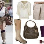 Stylizacje z beżowymi butami w roli głównej
