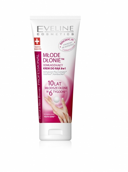 ODMŁADZAJĄCY KREM DO RĄK 8 w 1 Młode Dłonie LIFESTYLE, Uroda - Innowacyjna szwajcarska formuła kremów do rąk jest bogata w zaawansowane składniki aktywne o silnym działaniu odmładzającym, intensywnie nawilża, wygładza i regeneruje.