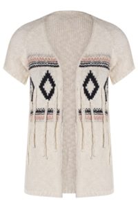KNITWEAR AZTEC FRINGE 25.95EUR