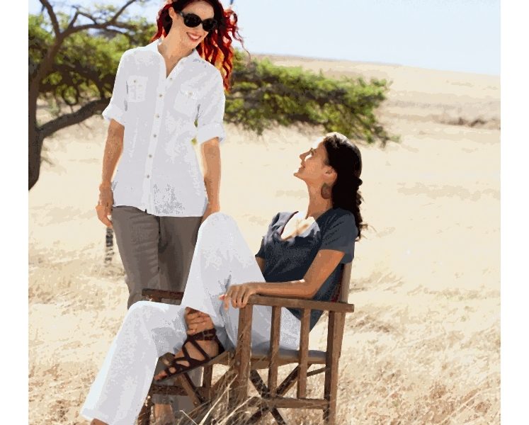 Lniane sukienki oraz kolekcja z lnu dla niej i dla niego