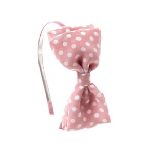 Polka Dot Coral Bow Headband 4.50 GBP, 5,95 euro, 24,90 pln