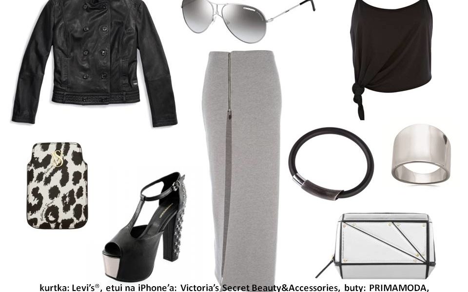 GlamGrunge dynamiczne zestawienia i ciężka baza oraz błyszczące detale i klasyczne akcesoria