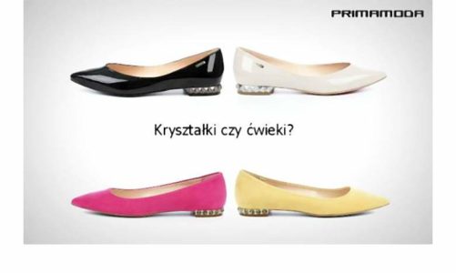 Balerinki, zdobione ćwiekami lub kryształkami to świetna alternatywa dla szpilek