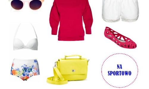 Granat, biel i złote akcenty to dobre wakacyjne