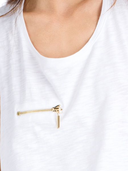 Gold Zipper Twist Tank_4