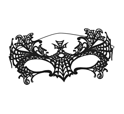 CLAIRES_AW14_Black Spiderweb Mask 5.50GBP 6,99EUR 27,90PLN 11,90CHF