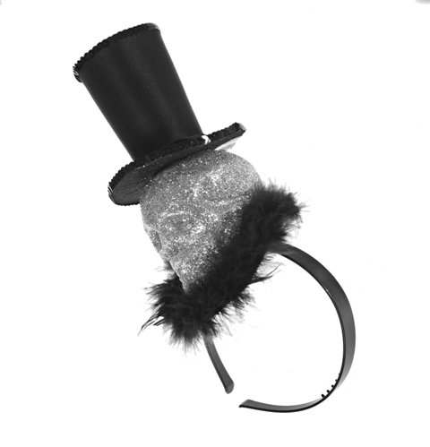 CLAIRES_AW14_Skull Top Hat Headband 7.00GBP 8,99EUR 35,90PLN 14,90CHF