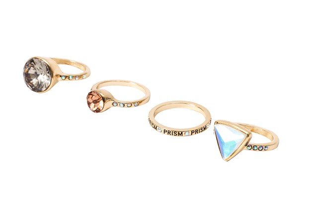Katy Perry Crystal Gem Stacking Rings Set of 4 - 8,99EUR 7.00GBP 14,90CHF 35,90PLN