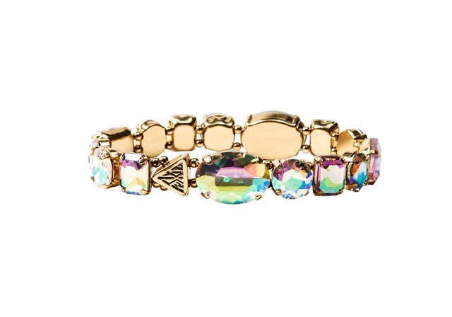 Katy Perry Iridescent Crystal Gems Stretch Bracelet Gold 8,99EUR 7.00GBP 14,90CHF 35,90PLN
