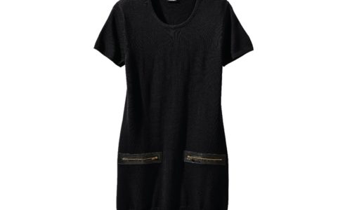 Ciepłe, dzianinowe sukienki o klasycznym kroju