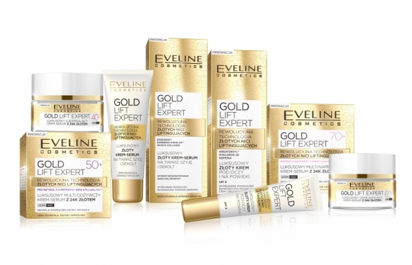 EVELINE COSMETICS NOWA SERIA KOSMETYKÓW GOLD LIFT EXPERT LIFESTYLE, Uroda - REWOLUCYJNA TECHNOLOGIA ZŁOTYCH NICI LIFTINGUJĄCYCH