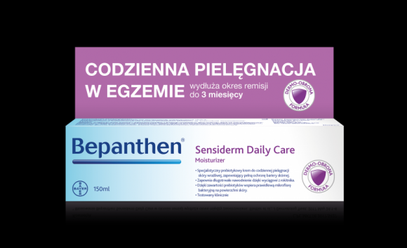 Produkty marki Bepanthen odpowiedzią na potrzeby pacjentów z atopowym zapaleniem LIFESTYLE, Uroda - Warszawa, marzec 2018 – Firma Bayer zaprezentowała najnowszy produkt w portfolio marki Bepanthen, kosmetyk Bepanthen Sensiderm Daily Care, który dzięki swojej formule dermo-obrony wydłuża okres bez zmian chorobowych przy egzemie i atopii przynajmniej o 3 miesiące.