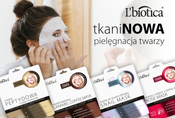 TkaniNOWE maski L’biotica LIFESTYLE, Uroda - L’biotica jako jedna z pierwszych firm przedstawiła Polkom maski na tkaninie do pielęgnacji twarzy, inspirowane koreańskim rytuałem.