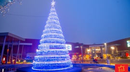 Coraz bliżej Święta! Port Łódź rozbłysnął tysiącami światełek