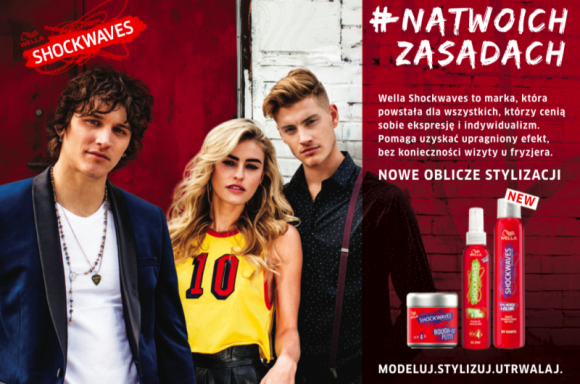 Wella Shockwaves, czyli nowe oblicze stylizacji #NaTwoichZasadach! LIFESTYLE, Uroda - Stylizacja włosów nie musi być trudna. Wręcz przeciwnie, z Wella Shockwaves staje się prosta i przyjemna. Dzięki tym produktom każdy ma możliwość stworzenia fryzury na swoich zasadach.