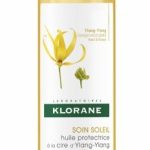 Klorane olejek do włosów na bazie wosku Ylang-Ylang ochrona UV