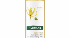 Klorane olejek do włosów na bazie wosku Ylang-Ylang ochrona UV
