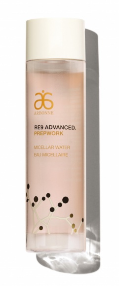 NOWOŚĆ! RE9 ADVANCED® PREPWORK WODA MICELARNA LIFESTYLE, Uroda - Kolekcja Arbonne RE9 Advanced Prepwork została stworzona dla osób, które prowadzą „zabiegany” tryb życia. Produkty zawierają wyjątkową mieszankę składników pochodzących z superżywności, która pomaga zachować zdrowo wyglądający blask skóry bez dodatkowego wysiłku.