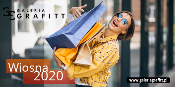 Wiosenne odświeżenie szafy z Galerią Grafitt LIFESTYLE, Moda - Choć tegoroczna zima jest wyjątkowo łaskawa i nie wymaga noszenia ciężkich, puchowych kurtek – każdy marzy już o możliwości włożenia znacznie lżejszych ubrań. Topowe marki przygotowały na sezon wiosna-lato 2020 wyjątkowe kolekcje, które już są dostępne w Galerii Grafitt.