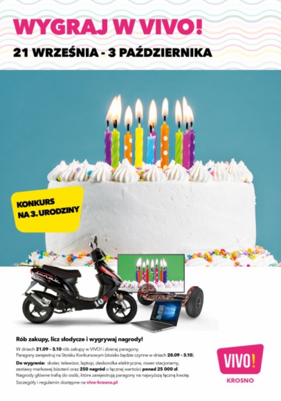 VIVO! Krosno szuka stylowych ambasadorów oraz nagradza za zakupy! LIFESTYLE, Moda - Na drugą połowę września VIVO! Krosno przygotowało szereg niespodzianek i dobrej zabawy.