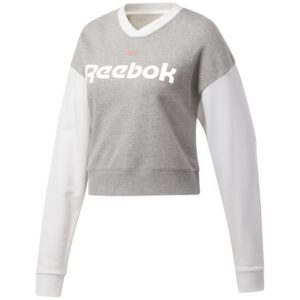 BLUZA DAMSKA REEBOK TRAINING ESSENTIALS LINEAR LOGO FASHION CREW dostępna w GO Sport 99,99 zł_1 Sportowe zakończenie wakacji